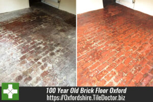 100-Year Old Brick Floor Renovated in Oxford