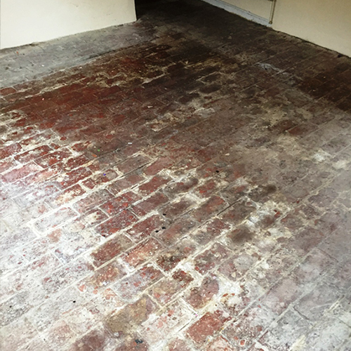 Brick Floor Restoration